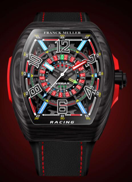 Franck Muller Vanguard Racing Vegas Limited Edition Replica Watch V 45 VEGAS RCG SQT CARBONE NR (ER)